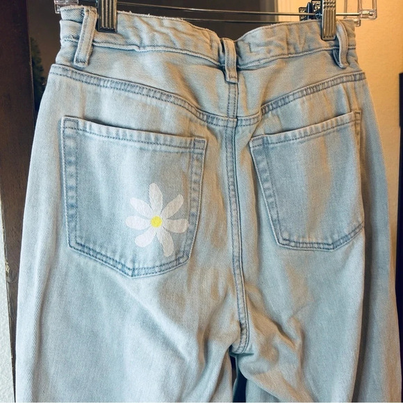 PacSun Eco Light Blue Daisy 90’s Boyfriend Jeans size 27 - Picture 7 of 12